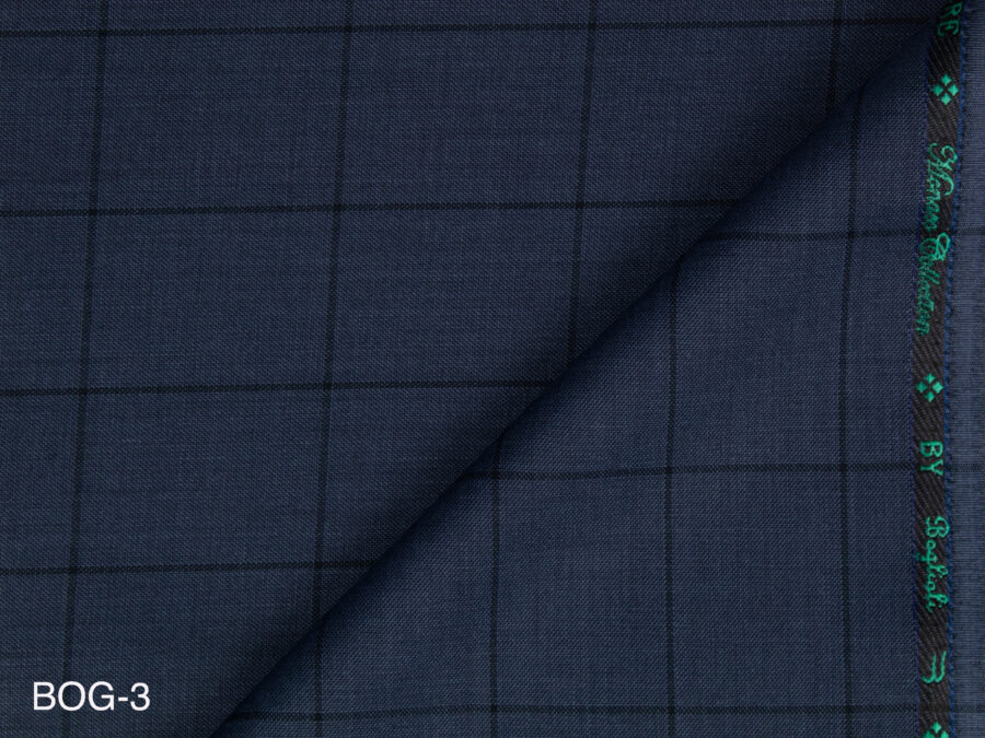 BOG 3 – Check Pattern Wool & Cashmere Fabric