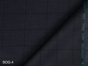BOG 4 – Check Pattern Wool & Cashmere Fabric
