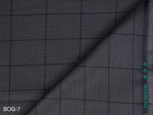 BOG 7 – Check Pattern Wool & Cashmere Fabric
