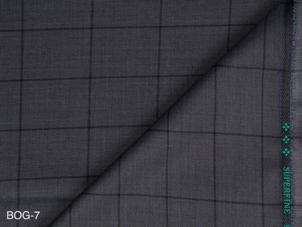 BOG 7 – Check Pattern Wool & Cashmere Fabric