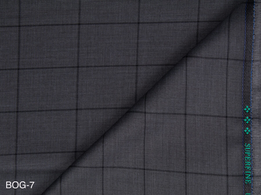 BOG 7 – Check Pattern Wool & Cashmere Fabric
