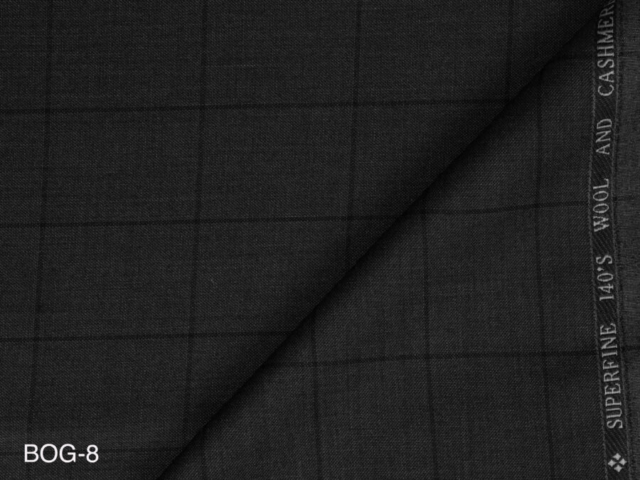 BOG 8 – Check Pattern Wool & Cashmere Fabric